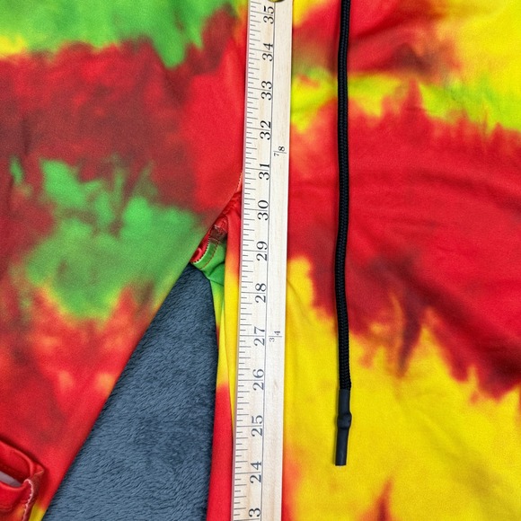 GUESS x J Balvin Tie Dye Jogger Pants Size M Lightning Bolt Track Streetwear - Picture 10 of 14